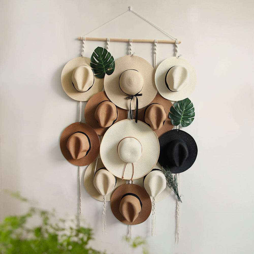 Furniture Hook Hardware - Macrame Hat Hangers Boho Home Decor