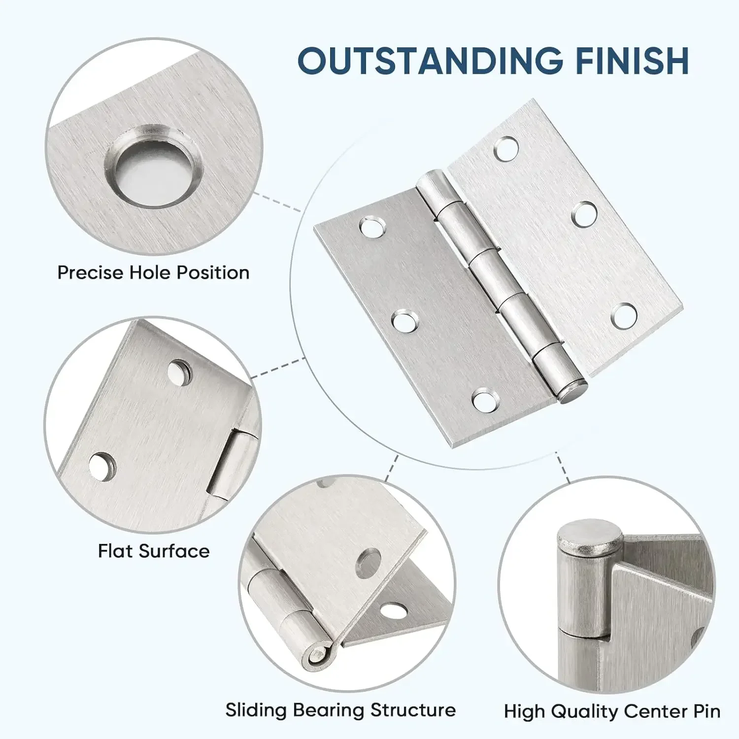 1-4 Inch Universal Door Hinges - đánh giá và giá Furniture Hardware And Fittings