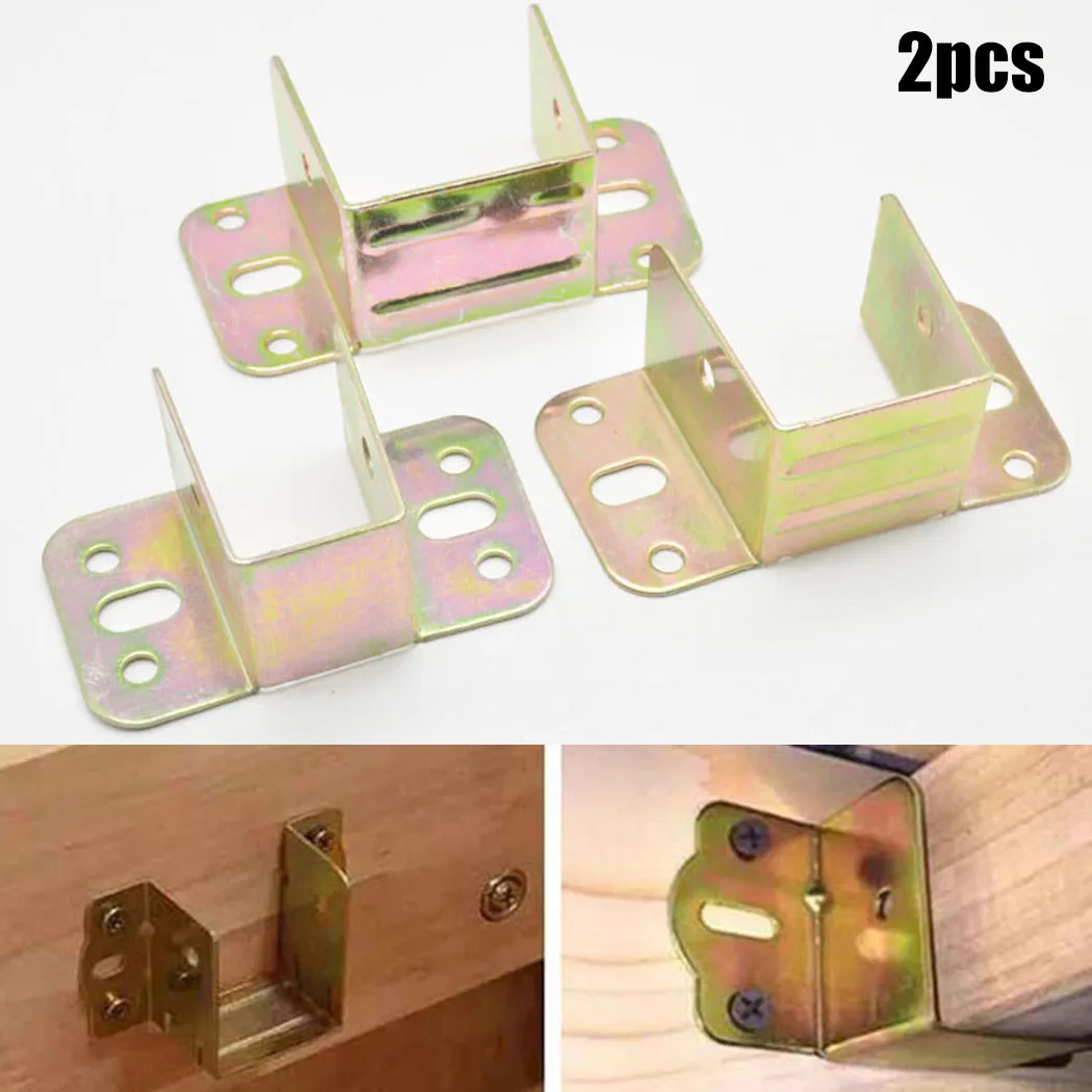 2pcs U Shaped Metal Bed Bracke - đánh giá và giá Furniture Hook Hardware
