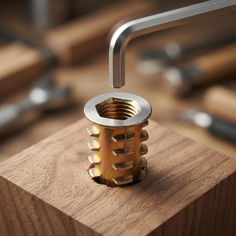 Carbon Steel Threaded Inserts  - đánh giá và giá Furniture Hardware Threaded Inserts