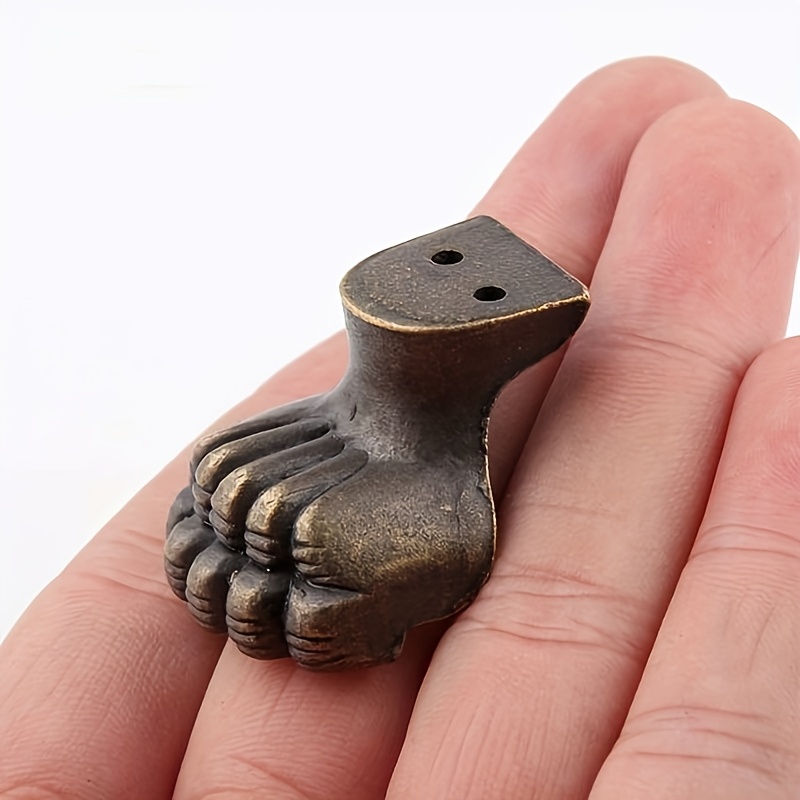 8pcs Antique Foot Brass Jewelr - đánh giá và giá Cabinet Hinge Overlay