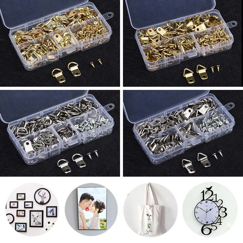 100Pcs Golden Double Hole Tria - đánh giá và giá Furniture Hook Hardware