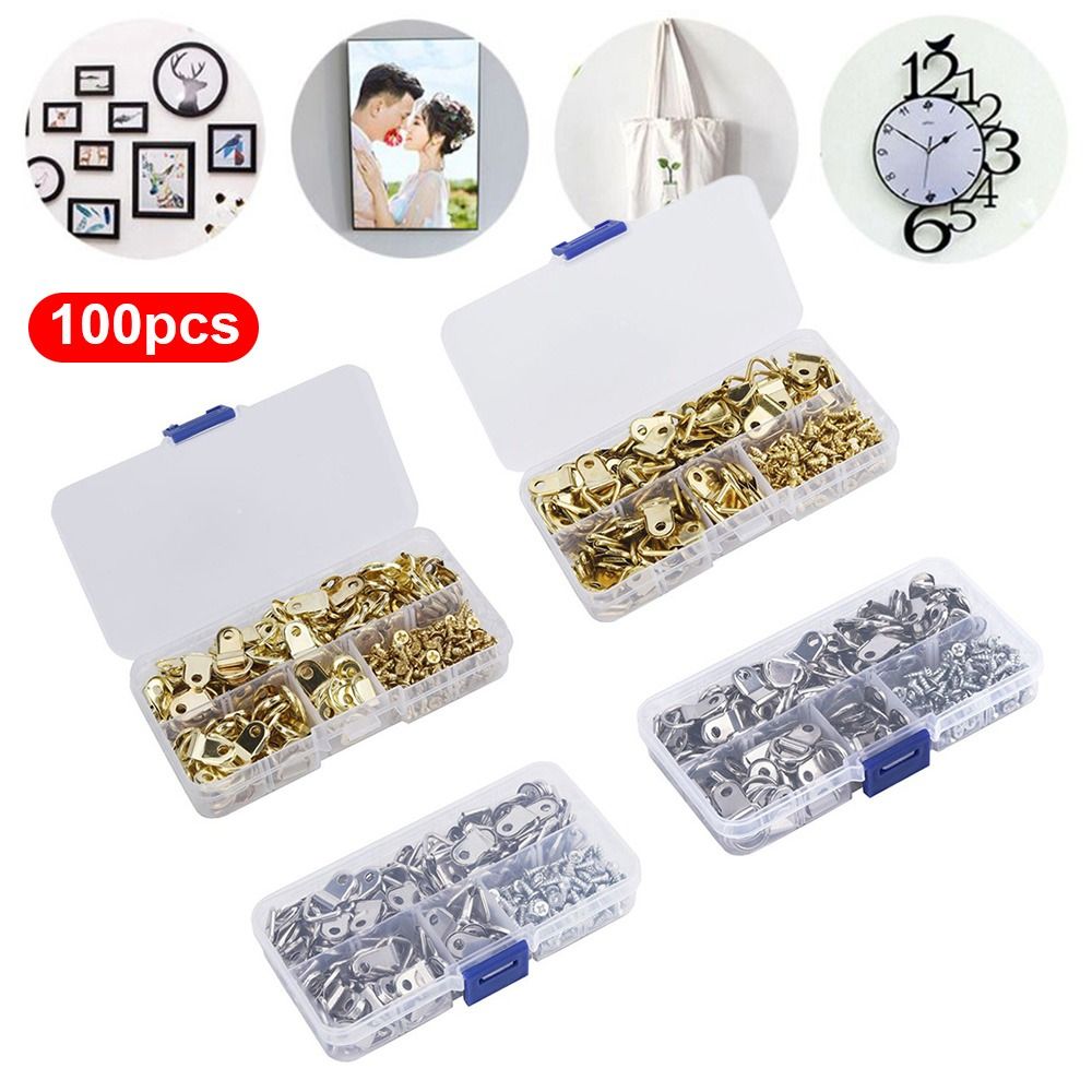 100Pcs Golden Double Hole Tria - đánh giá và giá Furniture Hook Hardware