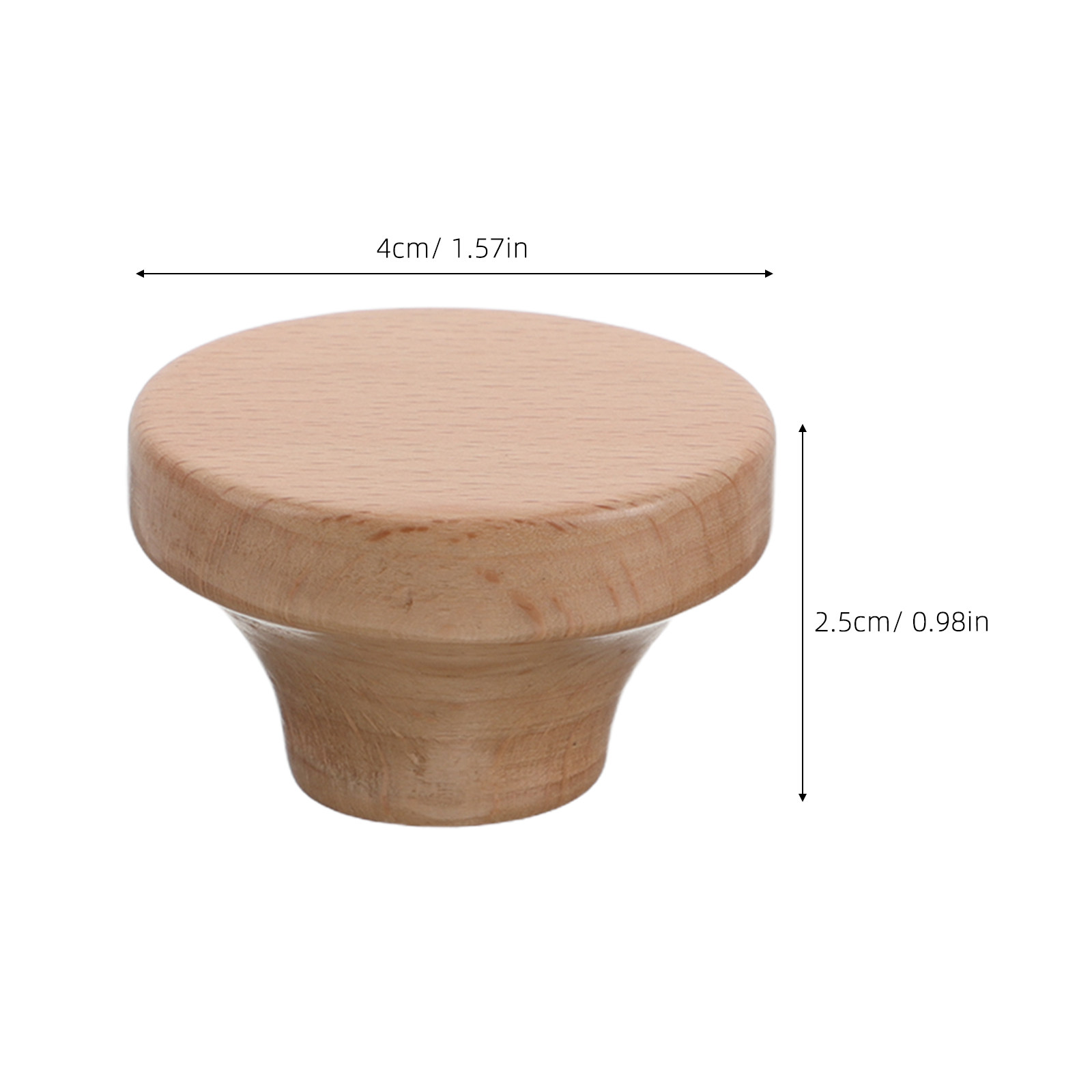 4Pcs Solid Wood Cabinet Round  - đánh giá và giá Furniture Hardware Replacement