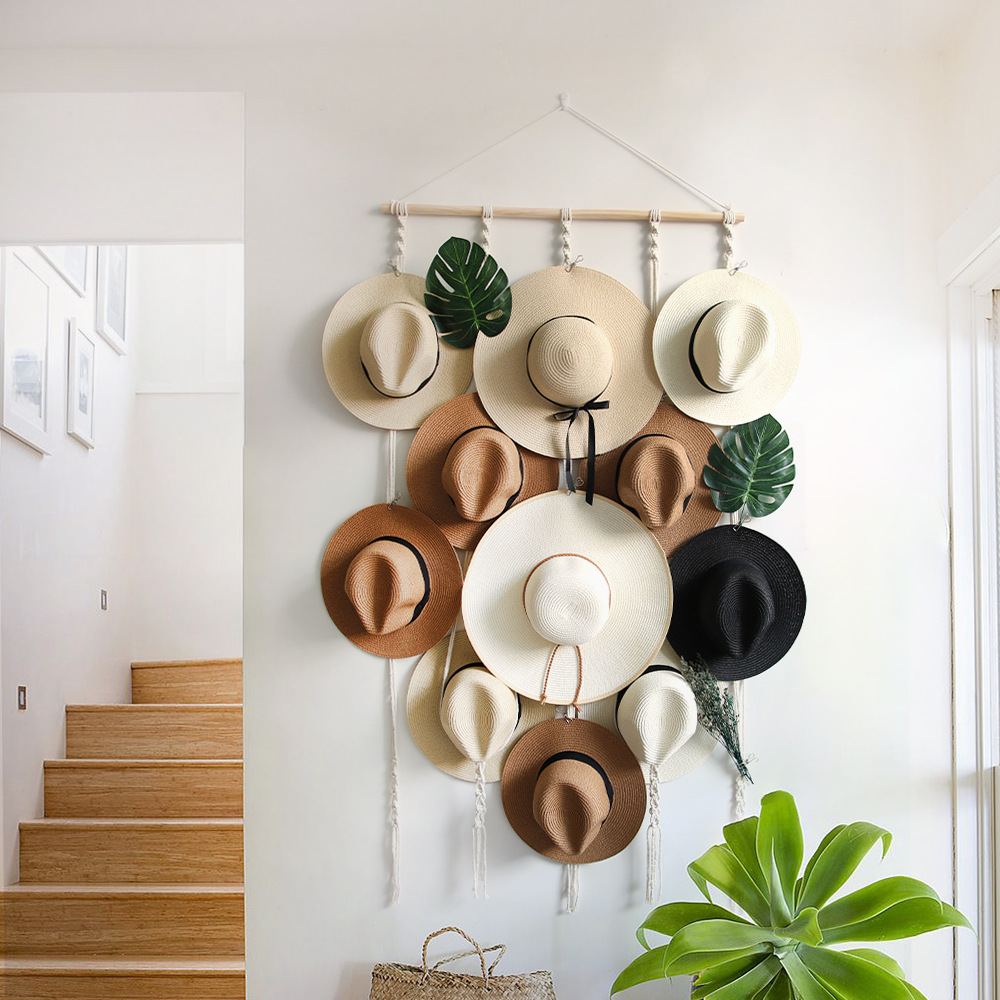 Macrame Hat Hangers Boho Home  - đánh giá và giá Furniture Hook Hardware